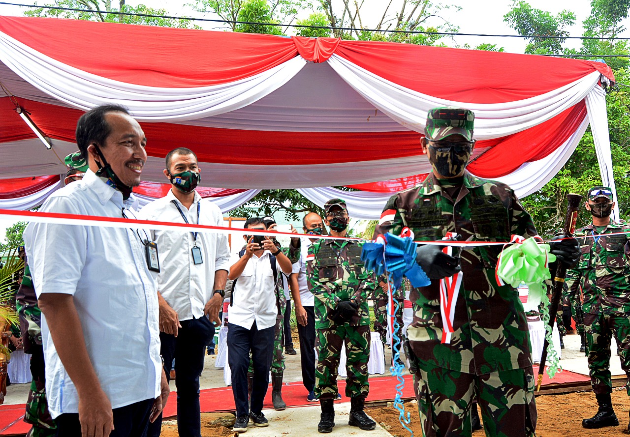 Pangdam XII/Tpr Resmikan Rumah Khusus Bantuan Kementerian PUPR untuk Prajurit