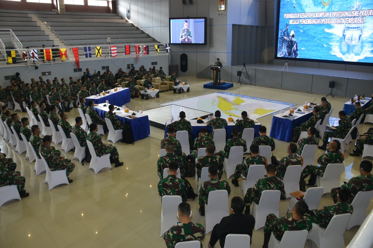 Koarmada I Tingkatkan Kesiapan, Kemampuan dan Profesionalisme Operasi dan Taktik Tempur Laut