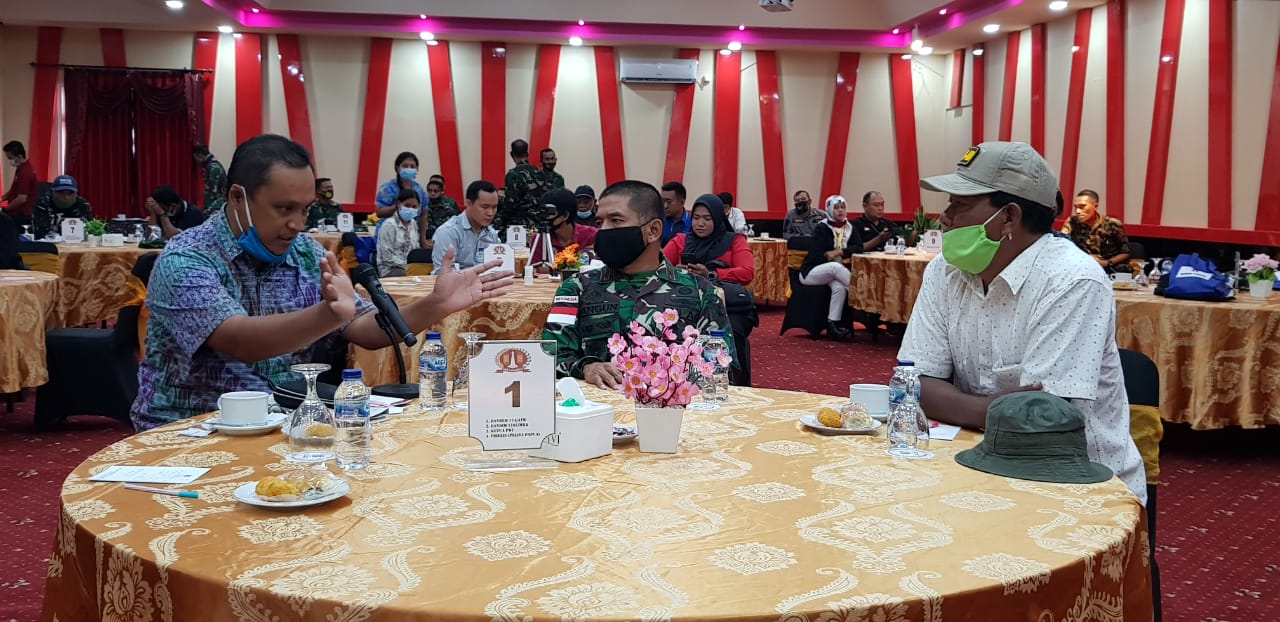 Danrem Merauke Coffe Morning Bersama Awak  Media