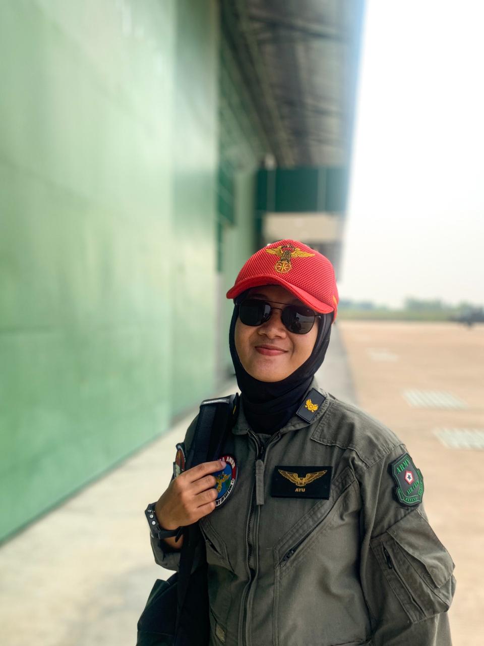 Mengenal Letda Ayu, Penerbang TNI AD Asal Pontianak