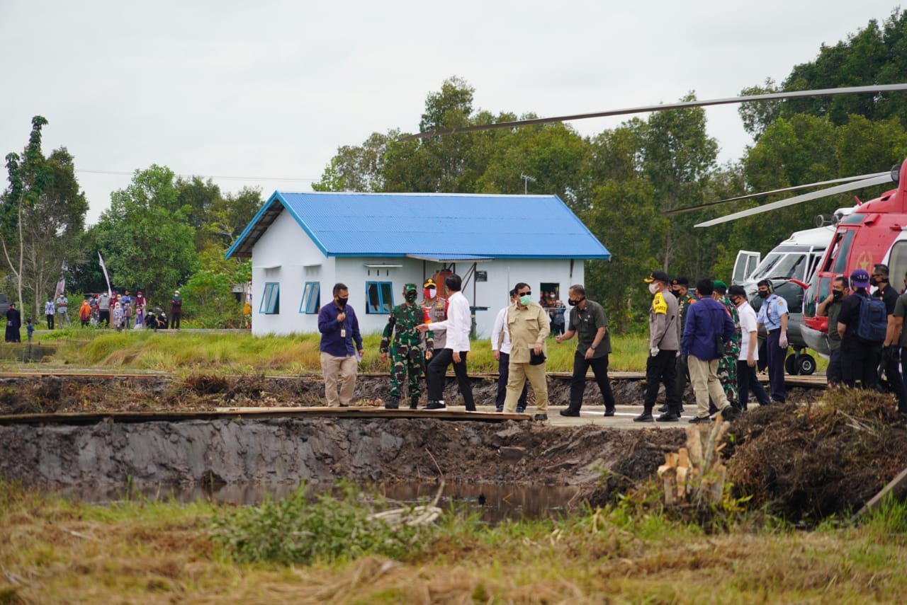 Pangdam XII/Tpr Dampingi Kunjungan Kerja Presiden RI di Provinsi Kalteng