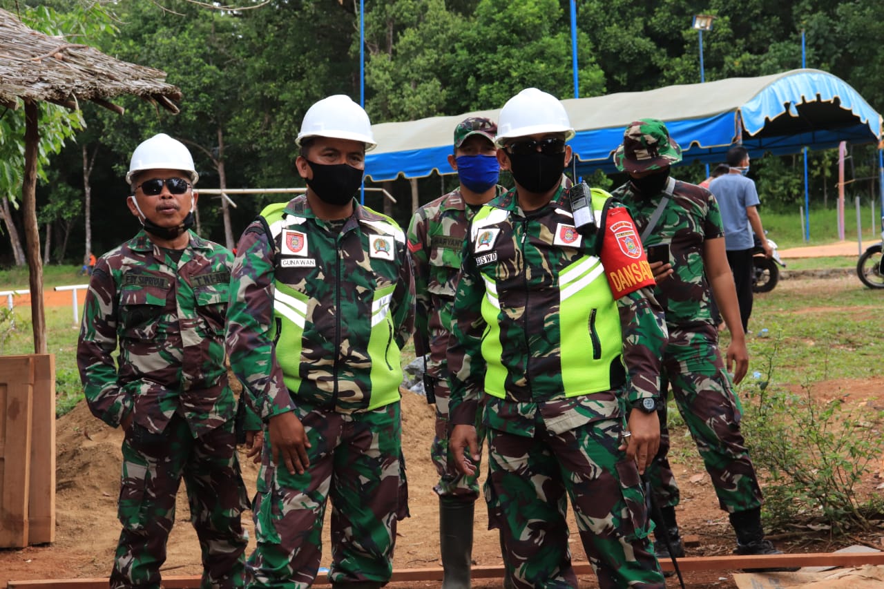 Dandim Martapura Ingatkan Satgas TMMD untuk Kontrol Kualitas Bangunan 