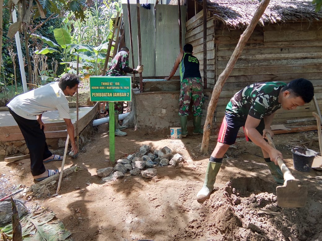 Jelang Berakhirnya TMMD 108, Sejumlah Sasaran Fisik 100 Persen Selesai Minggu (25 / 7/2020)