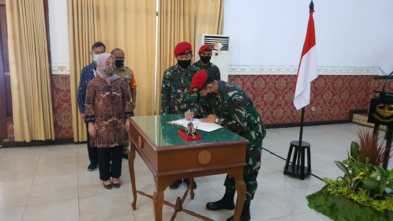 Grup-3 Kopassus Selenggarakan Pencanangan Zona Integritas menuju WBK/WBBM TA. 2020