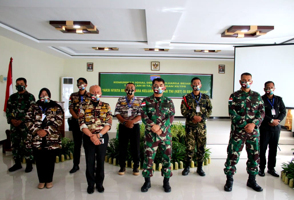 Ikatan Historis Yang Kuat, Kodam XII/Tpr Jalin Komunikasi Sosial Dengan KBT