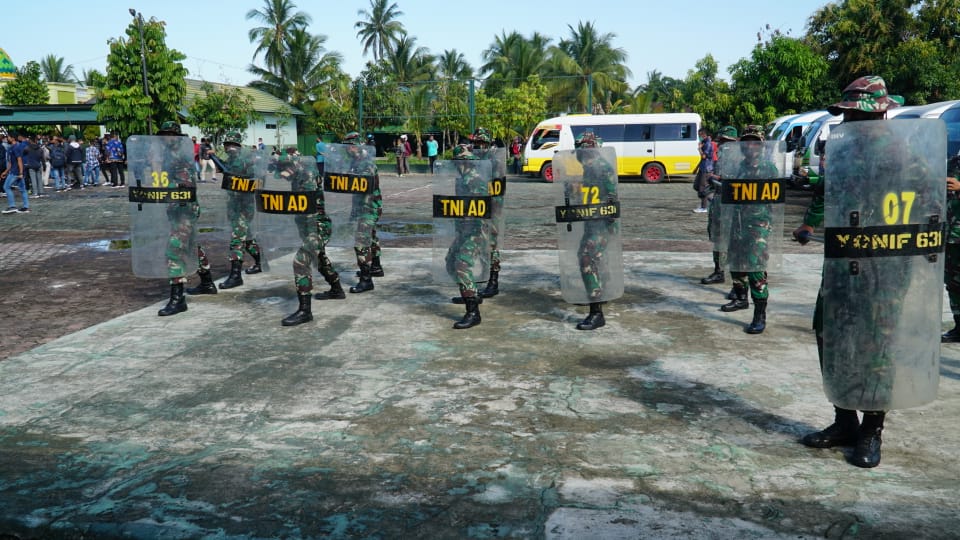 Ciptakan Situasi Kondusif, Kodim Kuala Kapuas Siapkan Personel