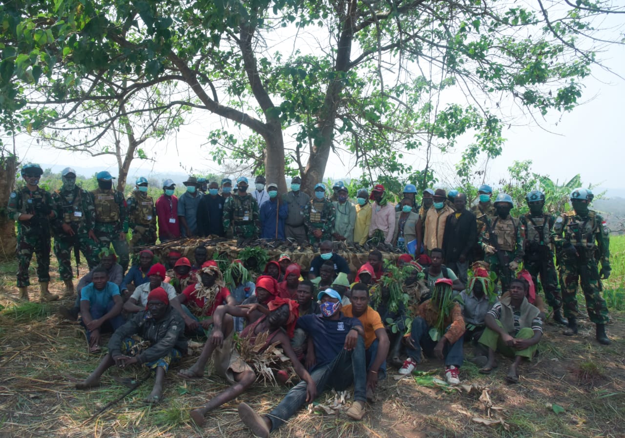 Satgas TNI Konga di Tanah Afrika Berhasil Turunkan 32 Milisi di Republik Demokratik Kongo