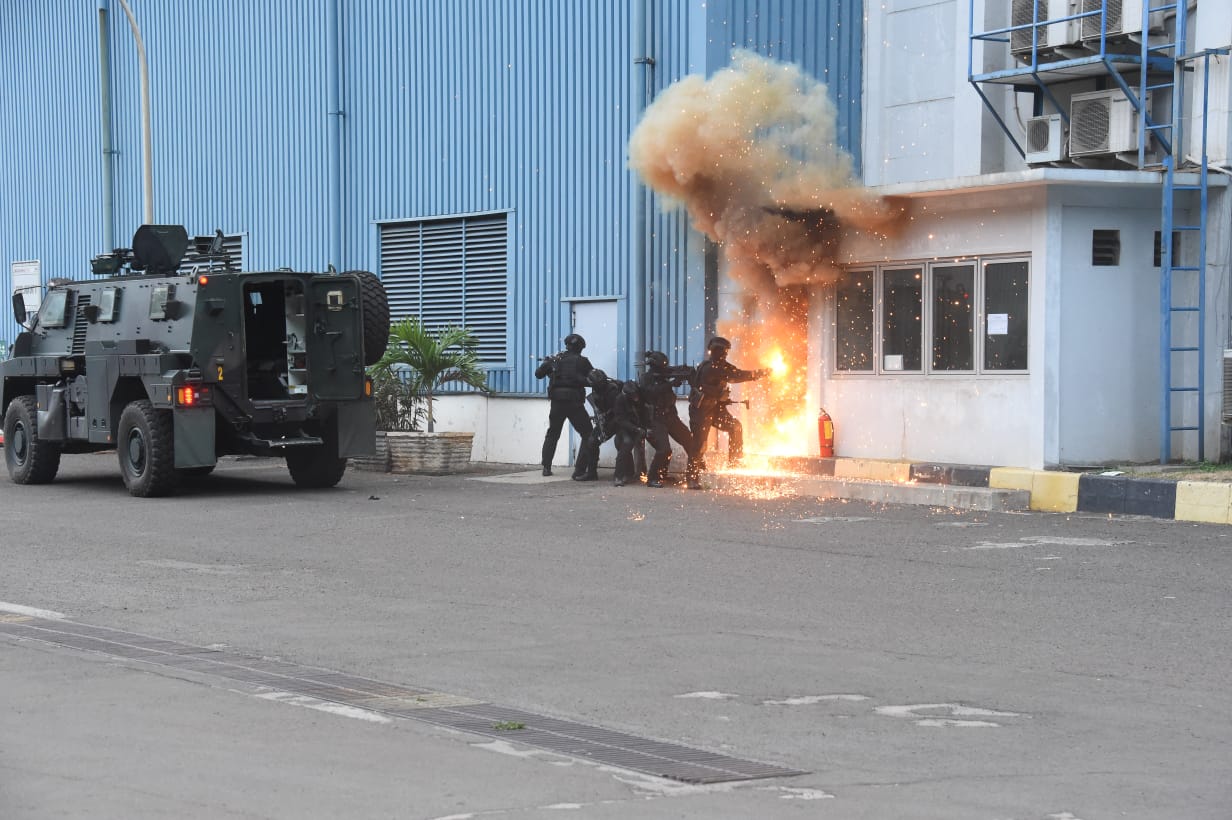 Komando Operasi Khusus TNI Gelar Latihan Penanggulangan Terorisme