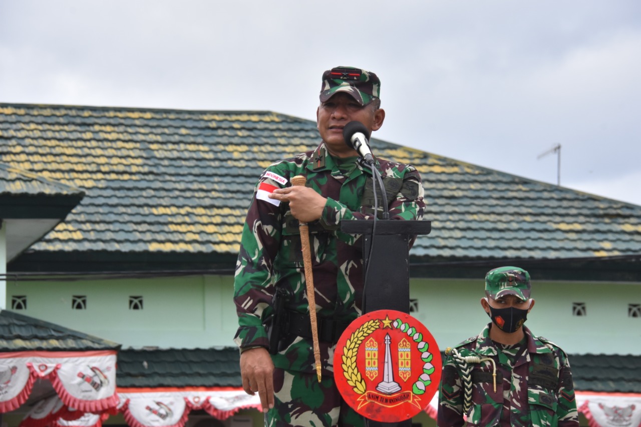 Danrem Merauke Bekali Wawasan Kebangsaan kepada Para Calon Bintara PK