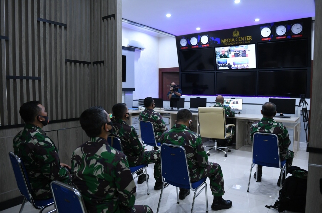 Dispenal Gelar Latihan Operasi Dukungan Informasi Aspek Penerangan TNI AL TA. 2020