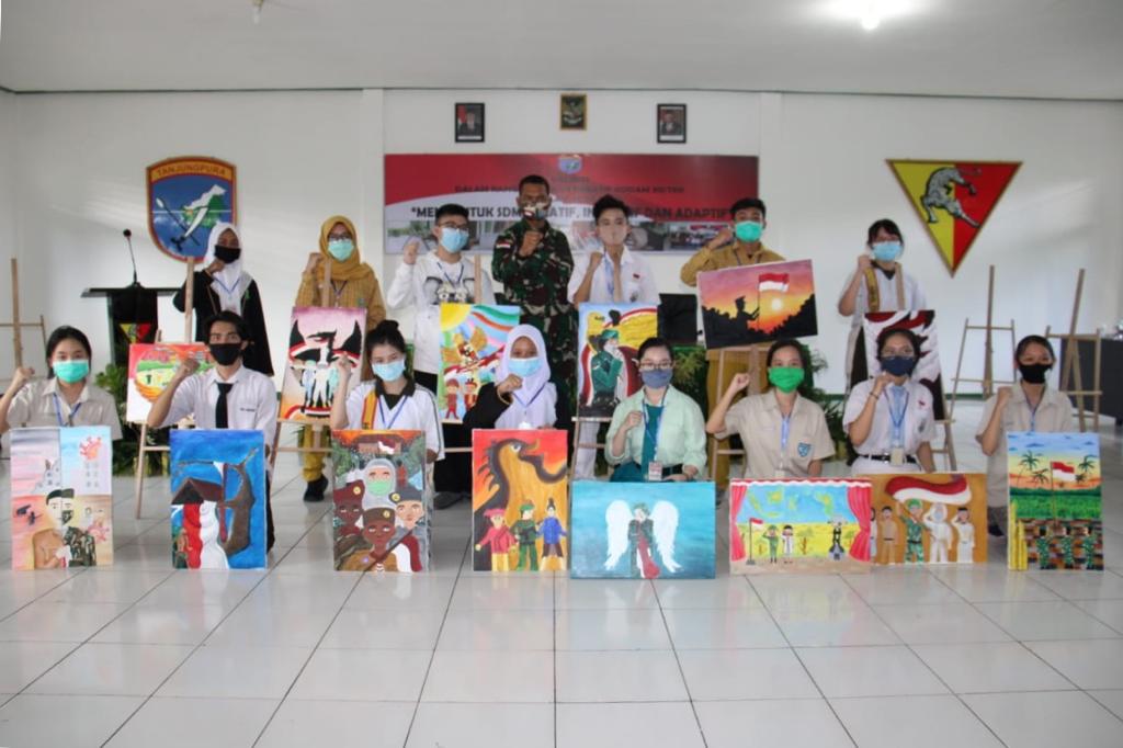 Melalui Lomba Lukis, Kodam XII/Tpr Jaring Bibit Potensial