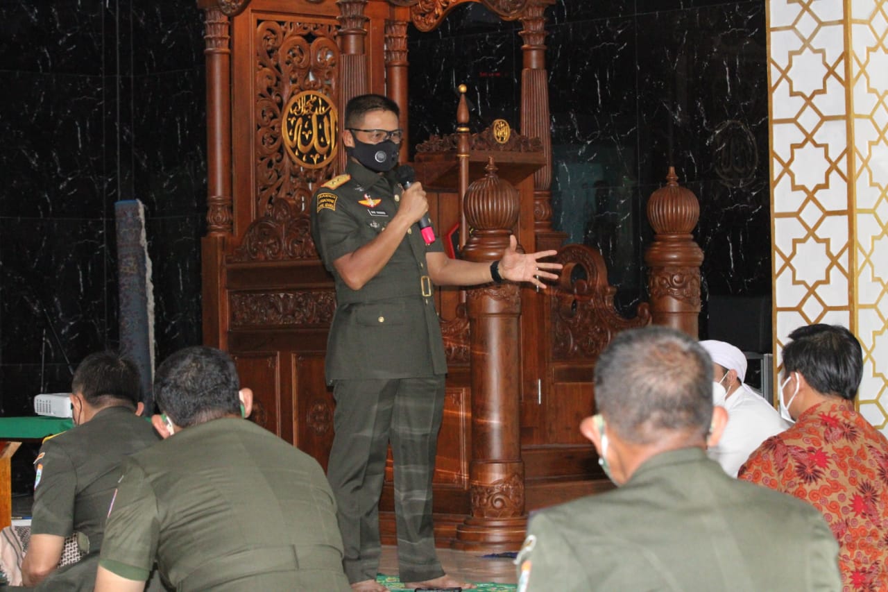 Resmikan Masjid At Tarbiyatuttaqwa, Pangdam XII/TPR Ajak Prajurit dan Warga Makmurkan Masjid