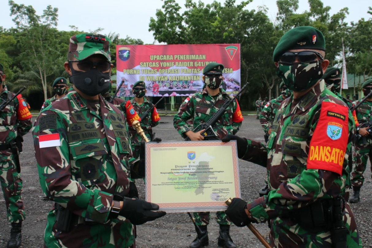 Purna Tugas Yonif 641/Bru, Pangdam XII/Tpr : Jadikan Keberhasilan Tugas, Inspirasi Berbuat yang Terbaik