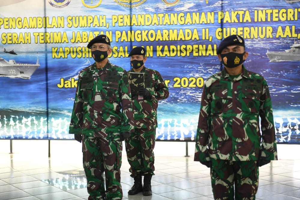 Laksda TNI Agung Prasetiawan, M.A.P. Jabat Kapushidrosal