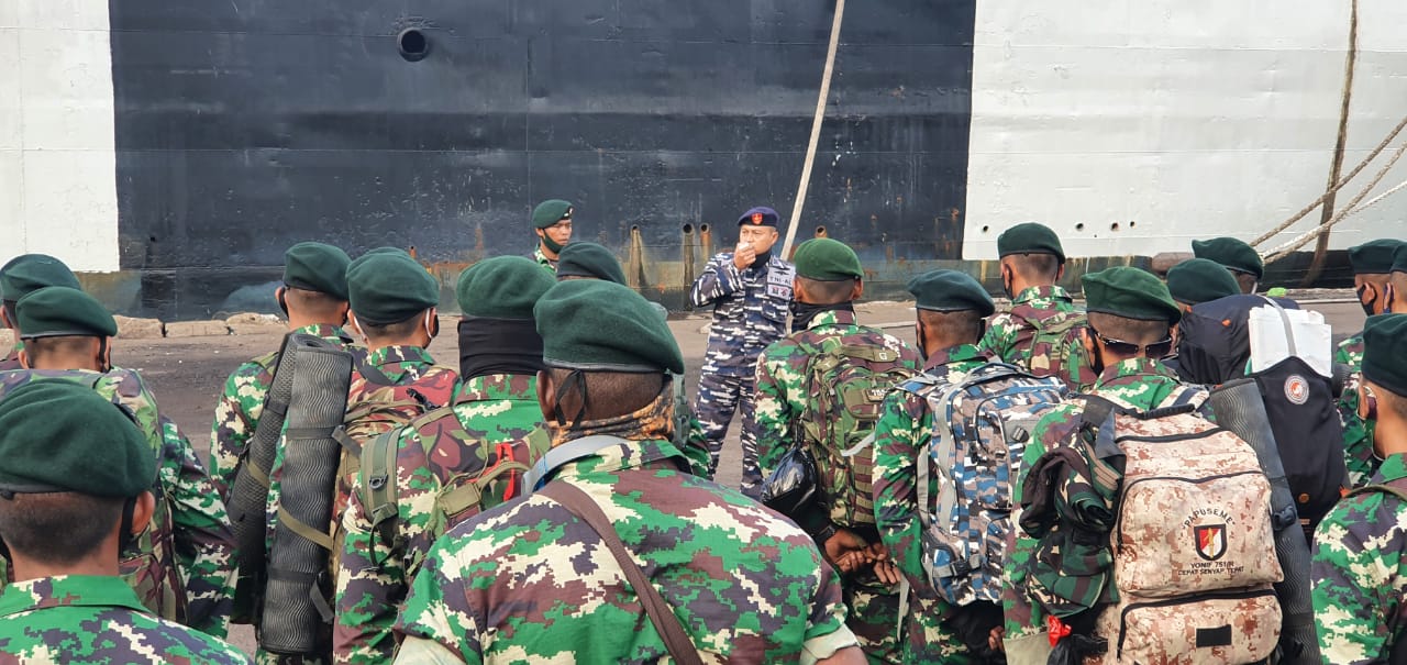 Kapal Perang Penjelajah Samudera 503 Dukung 7 Satuan TNI AD Usai Latihan Raider