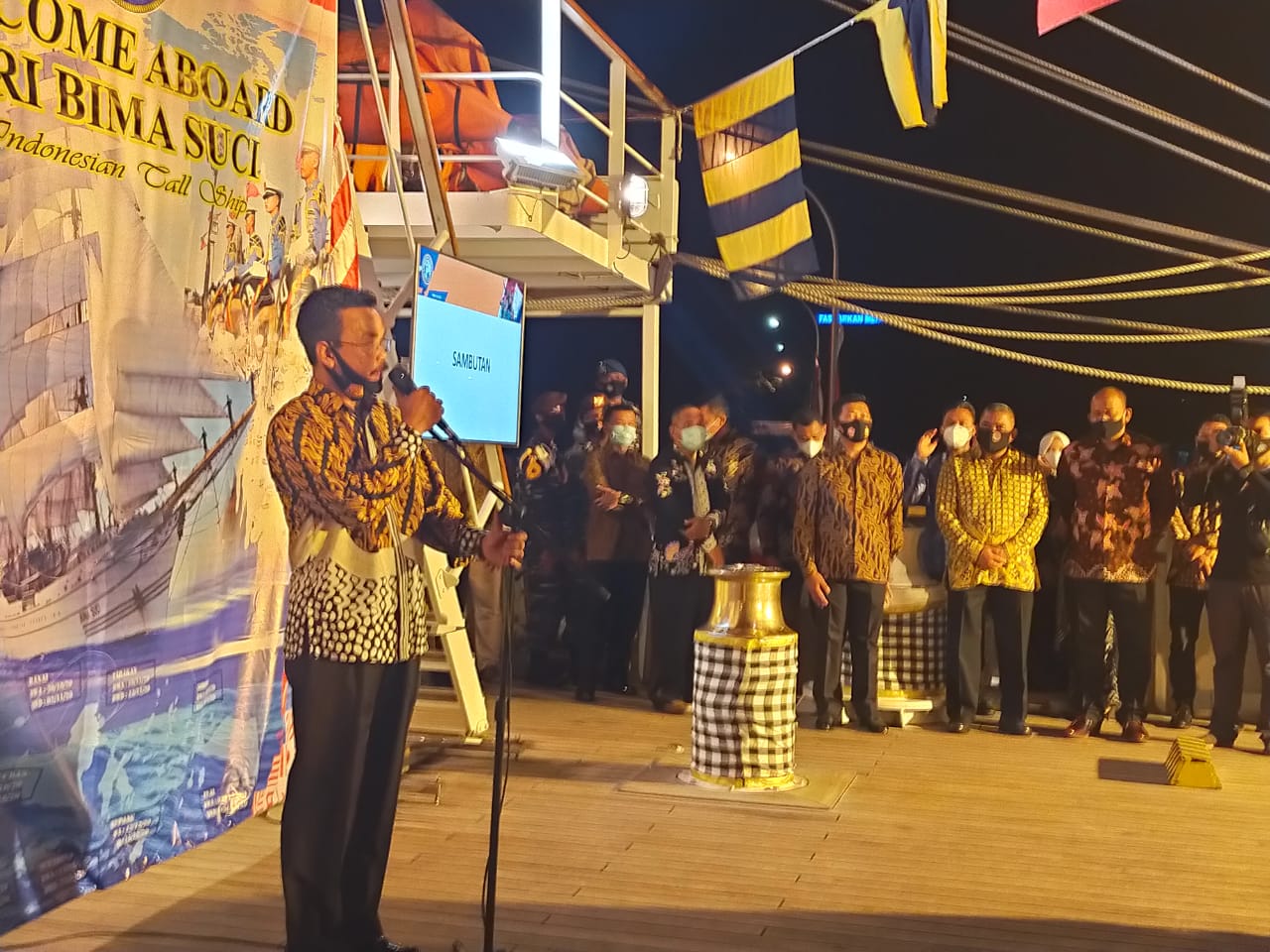 Danlantamal IV Hadiri Acara Cocktail Party di KRI Bima Suci-945