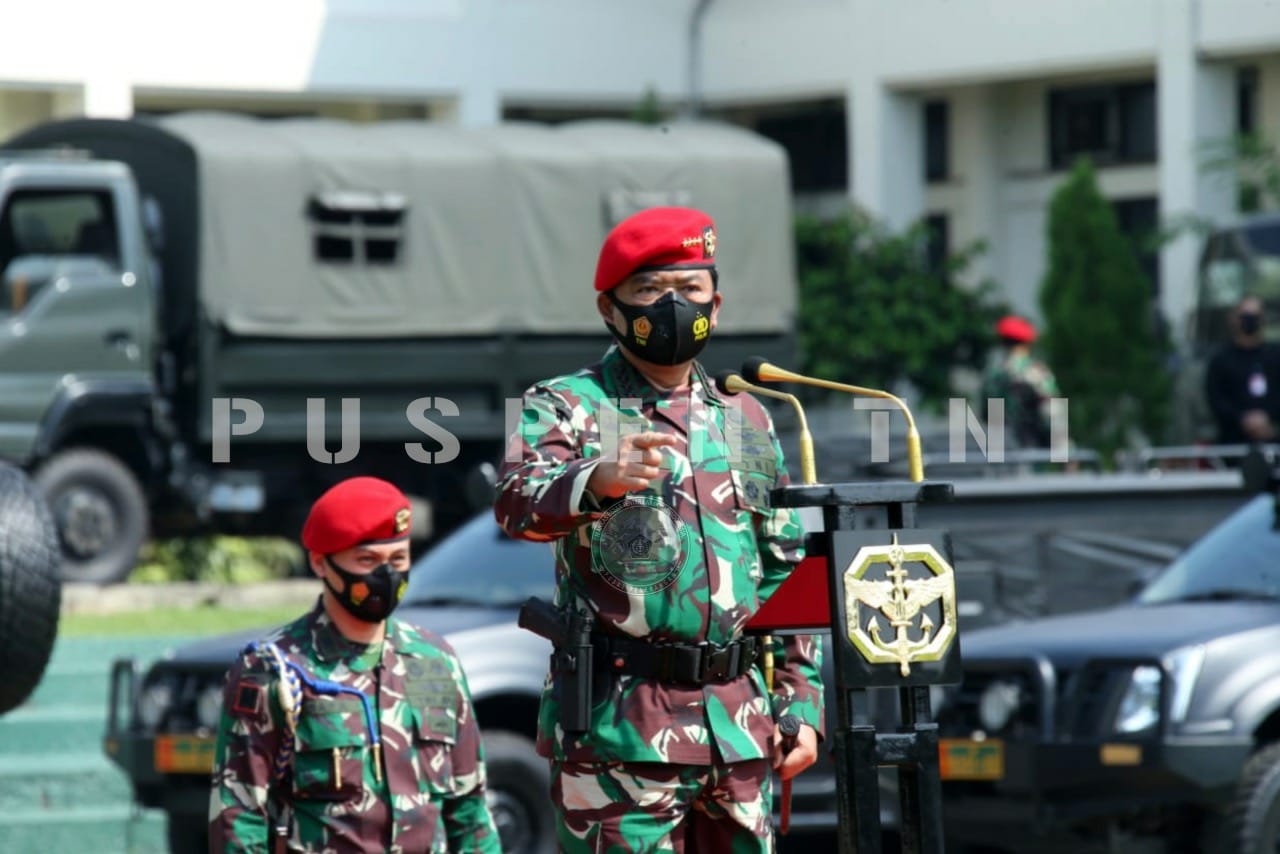 Panglima TNI Sidak ke Markas Komando Pasukan Khusus