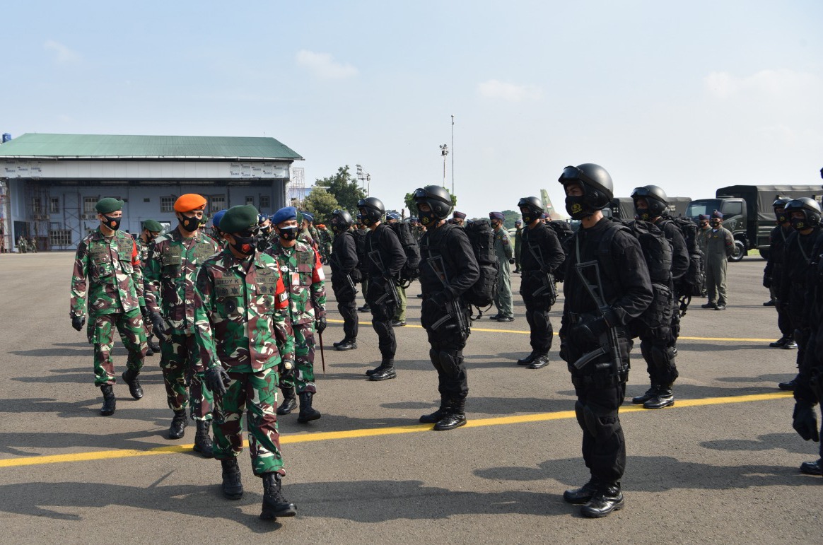 Komandan PPRC Cek Langsung Kesiapan Satgas Udara di Lanud Halim