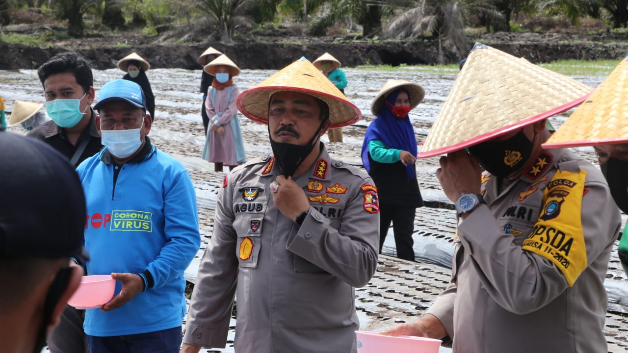 Kabaharkam Polri Pantau Kampung Tegep Mandiri dan Taman Edukasi Ketahanan Pangan Terintegrasi di Kepulauan Bangka Belitung