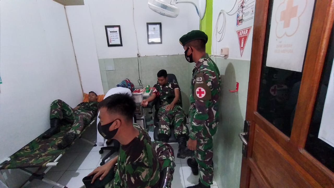 Satgas Yonif MR 413 Kostrad : Darahku Untuk Saudaraku