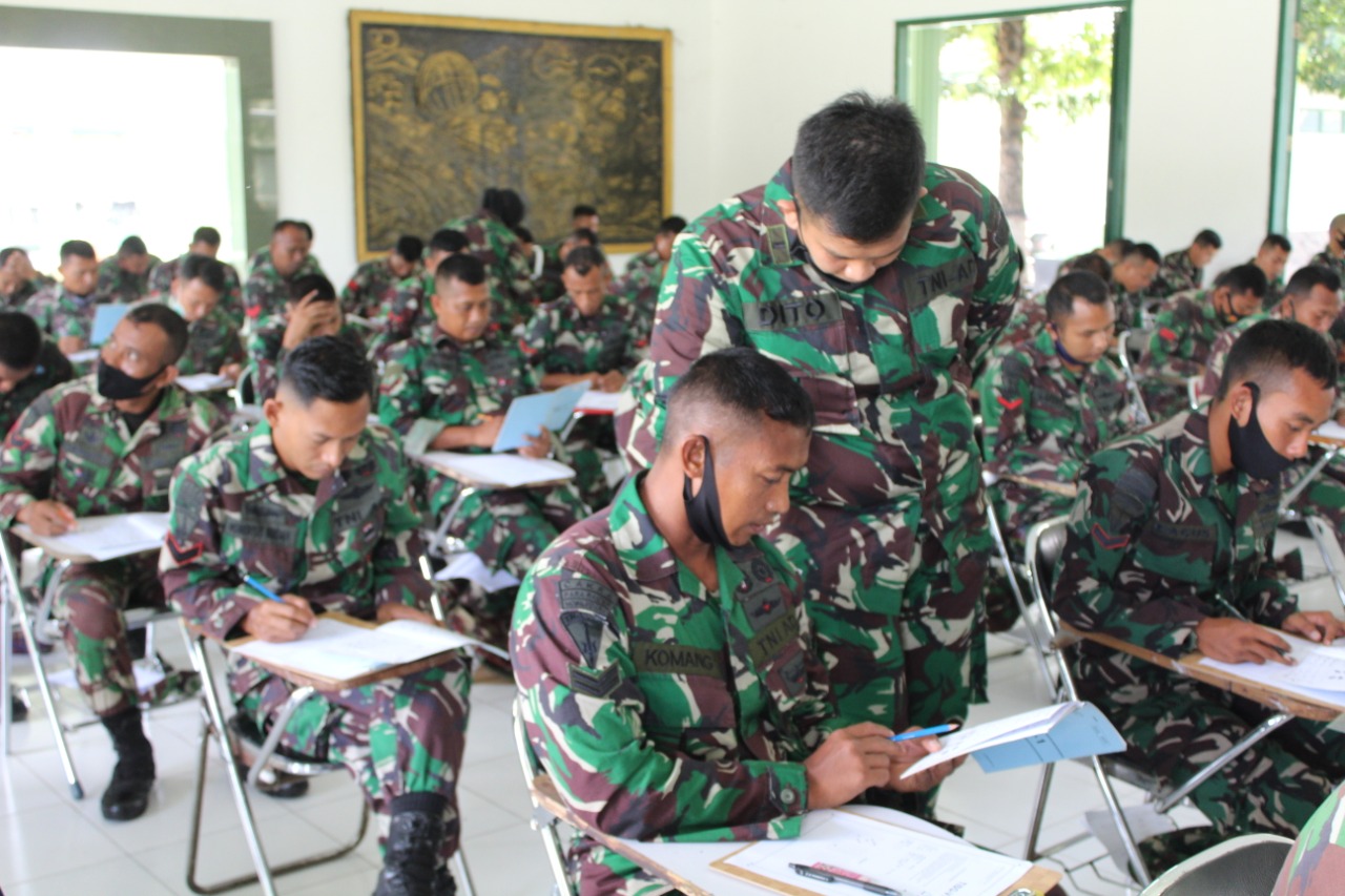 Prajurit Yonif PR 501 Kostrad Tes Psikologi, Salah Satu Kesiapan Sebelum Penugasan Operasi Militer