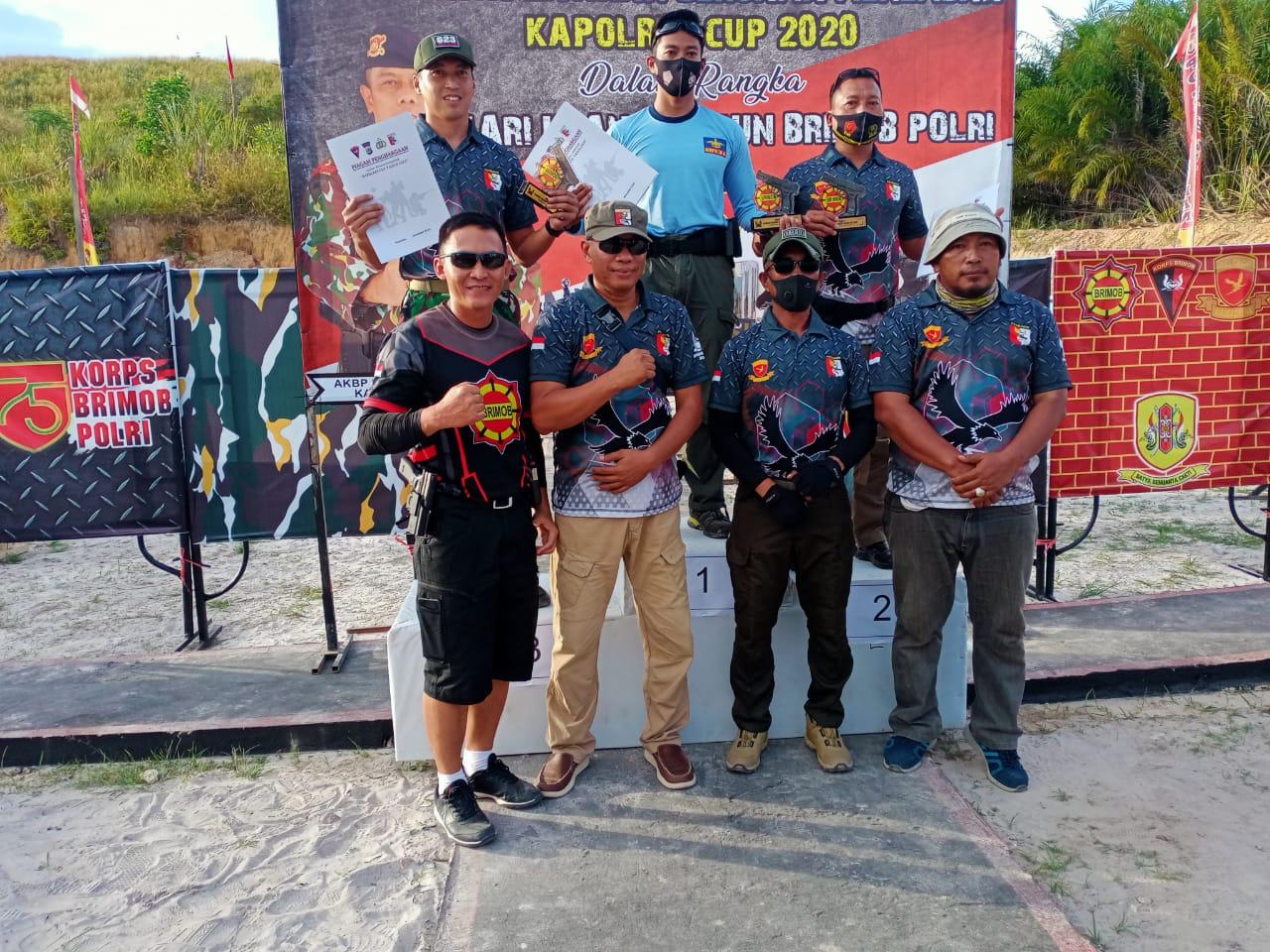 Prajurit Kopaska Satgas Perisai Sakti-20 Juara I Lomba Menembak Piala Kapolres Nunukan