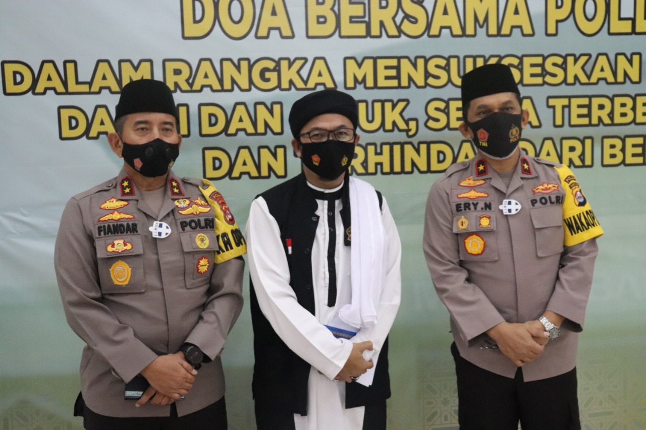 Polda Banten Gelar Doa dan Dzikir Bersama Dalam Rangka Mensukseskan Pilkada 2020