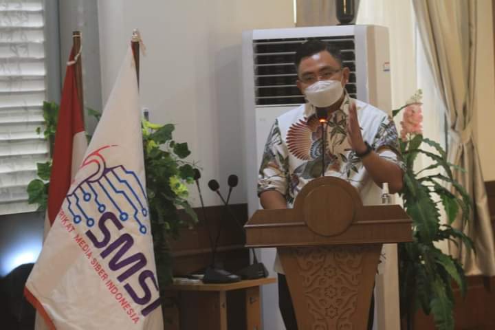 Pengurus SMSI Banten Dikukuhkan, Lesman Bangun Jabat Ketua