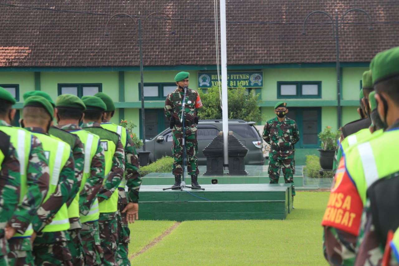 Dandim 0808/Blitar Pimpin Apel Gelar Pasukan