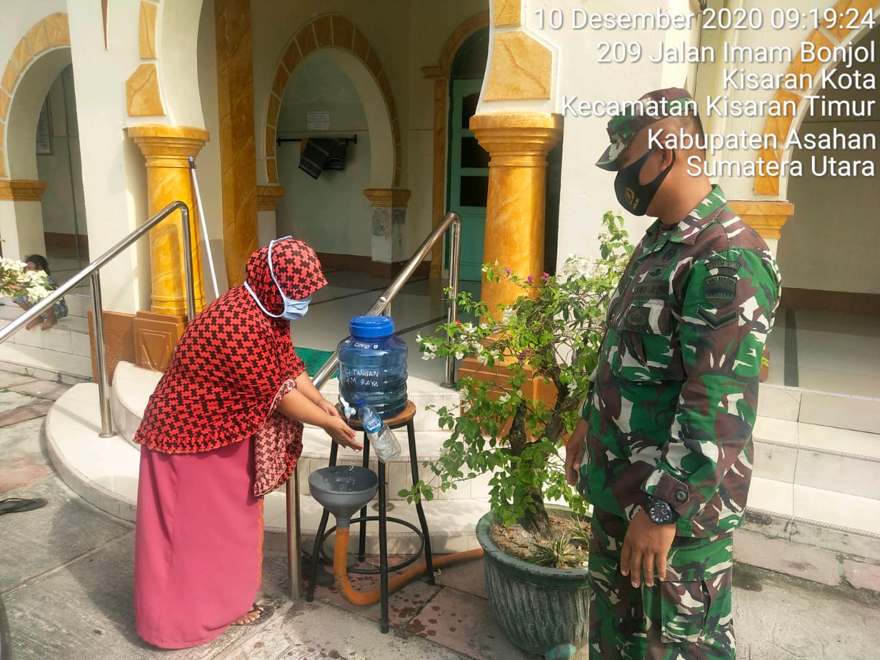 Personel Jajaran Kodim 0208/Asahan Selalu Himbau Patuhi Protokol Kesehatan