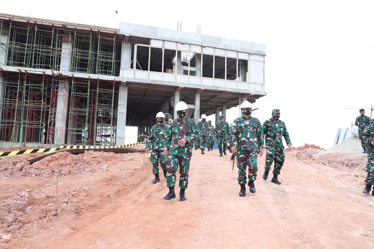 Kasum TNI Tinjau pembangunan Markas Komando Gabungan Wilayah Pertahanaan I