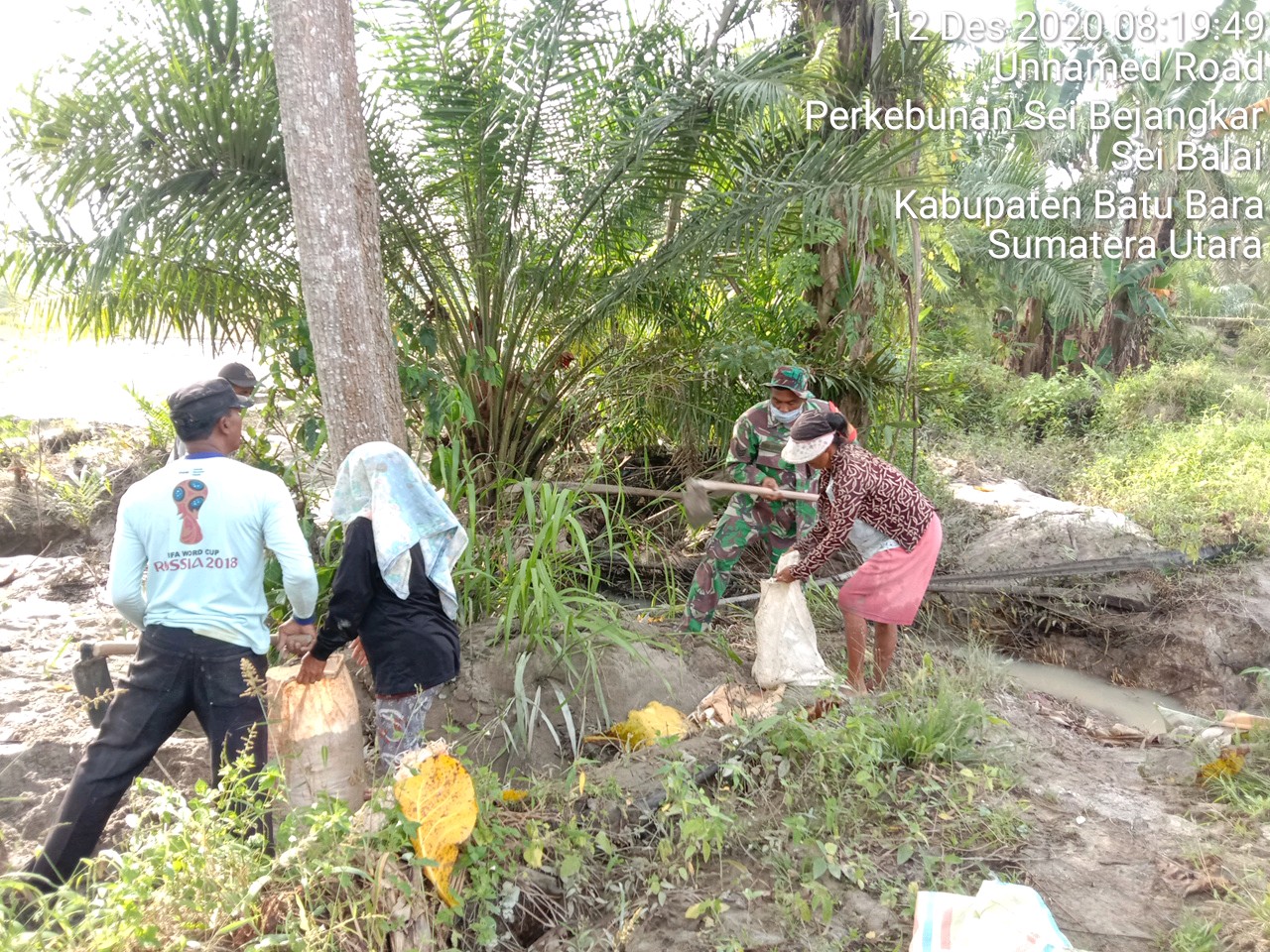 Pupuk Kembali Jiwa Gotong Royong Oleh Personel Jajaran Kodim 0208/Asahan Ke Warga Binaan