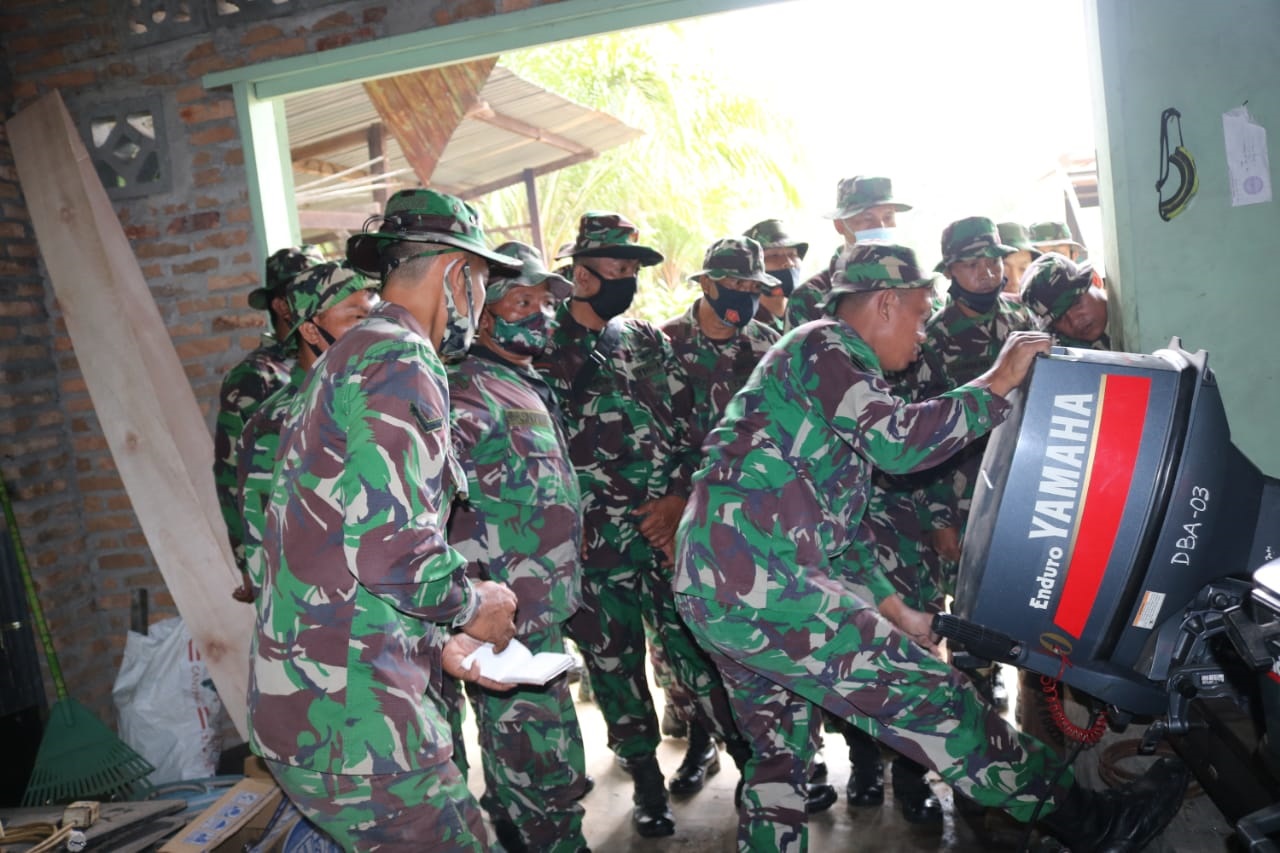 Kodim 0207/Simalungun Laksanakan Pelatihan Penanggulangan Bencana Alam Di Makorem 022/Pantai Timur