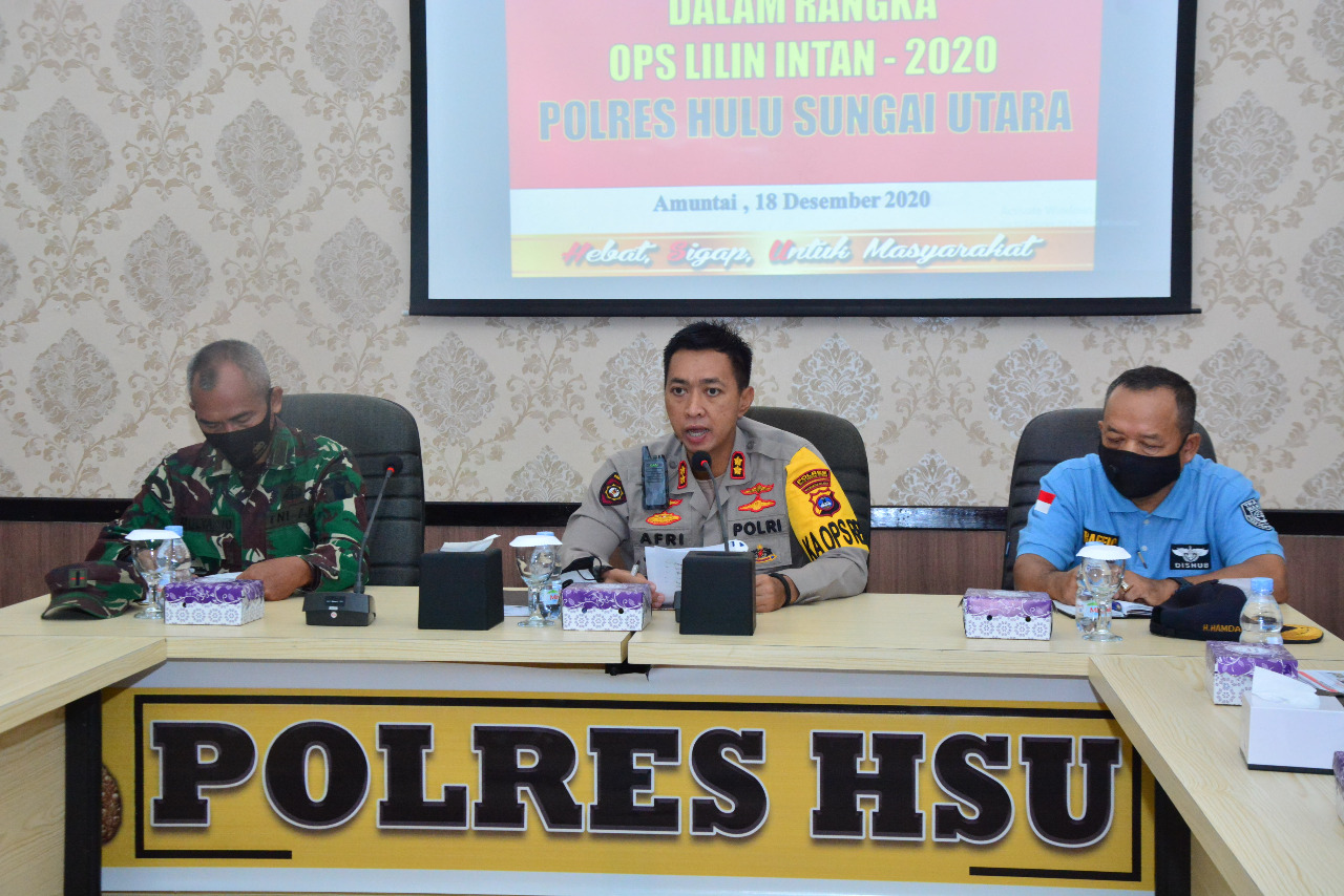 Pasi Ops Kodim 1001/Amuntai Menghadiri Rakor Lilin Intan Tahun 2020