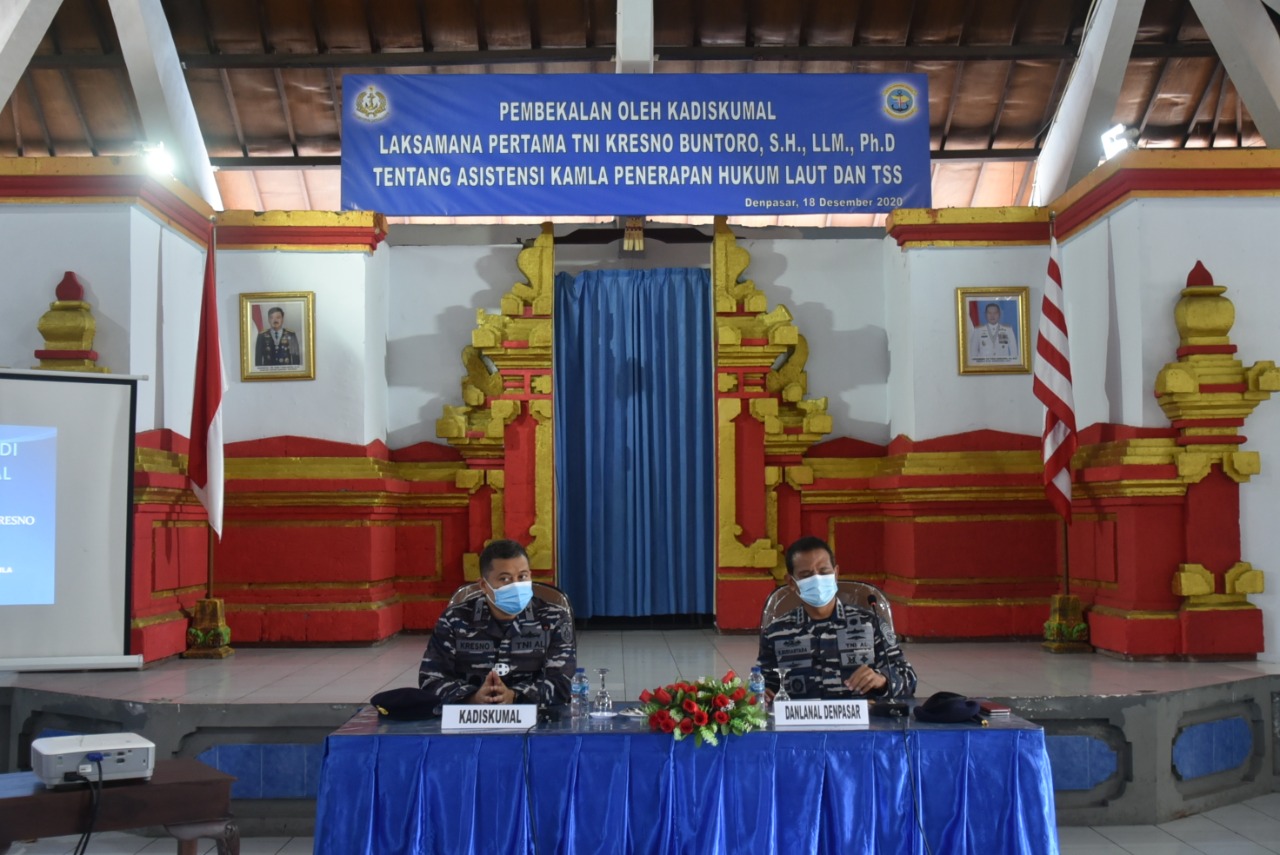 Pembekalan Tentang Asistensi Keamanan Laut di Lanal Denpasar