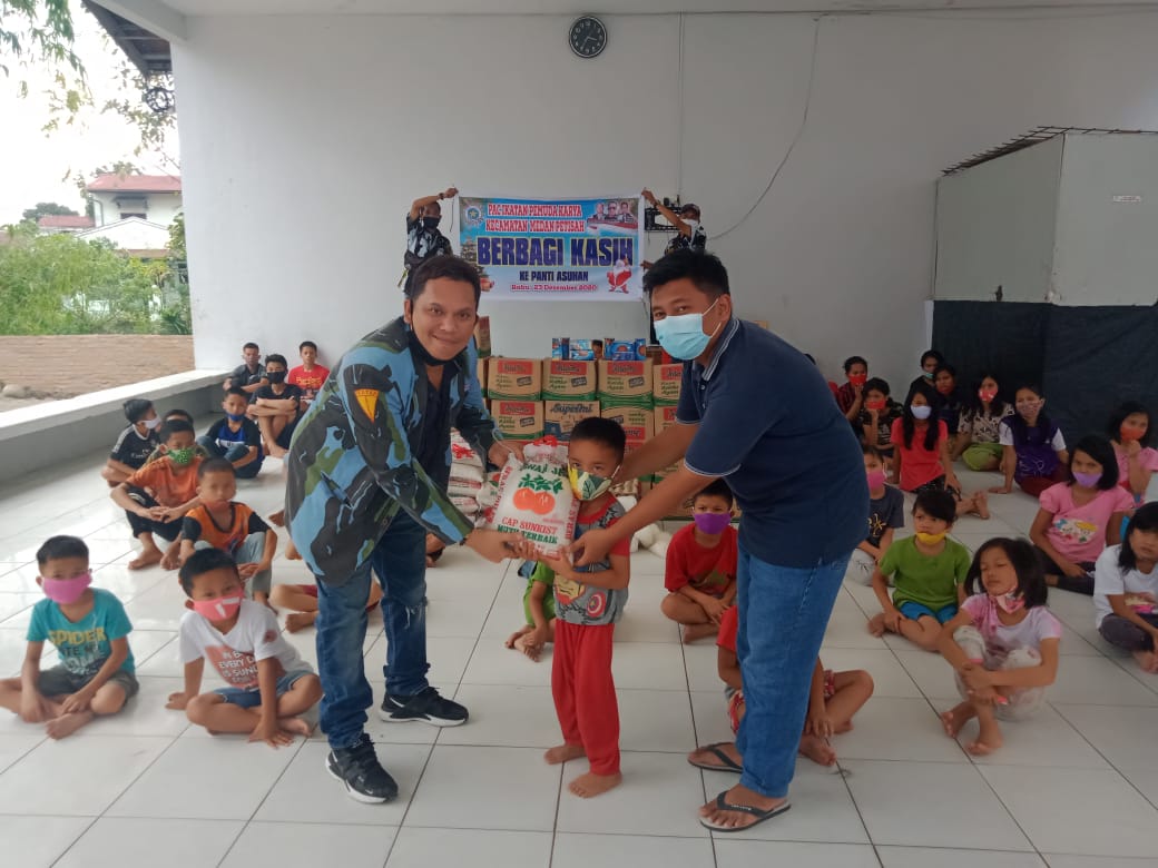 Jelang Nataru, IPK Medan Petisah Berbagi Kasih Bersama Anak Yatim di Panti Asuhan