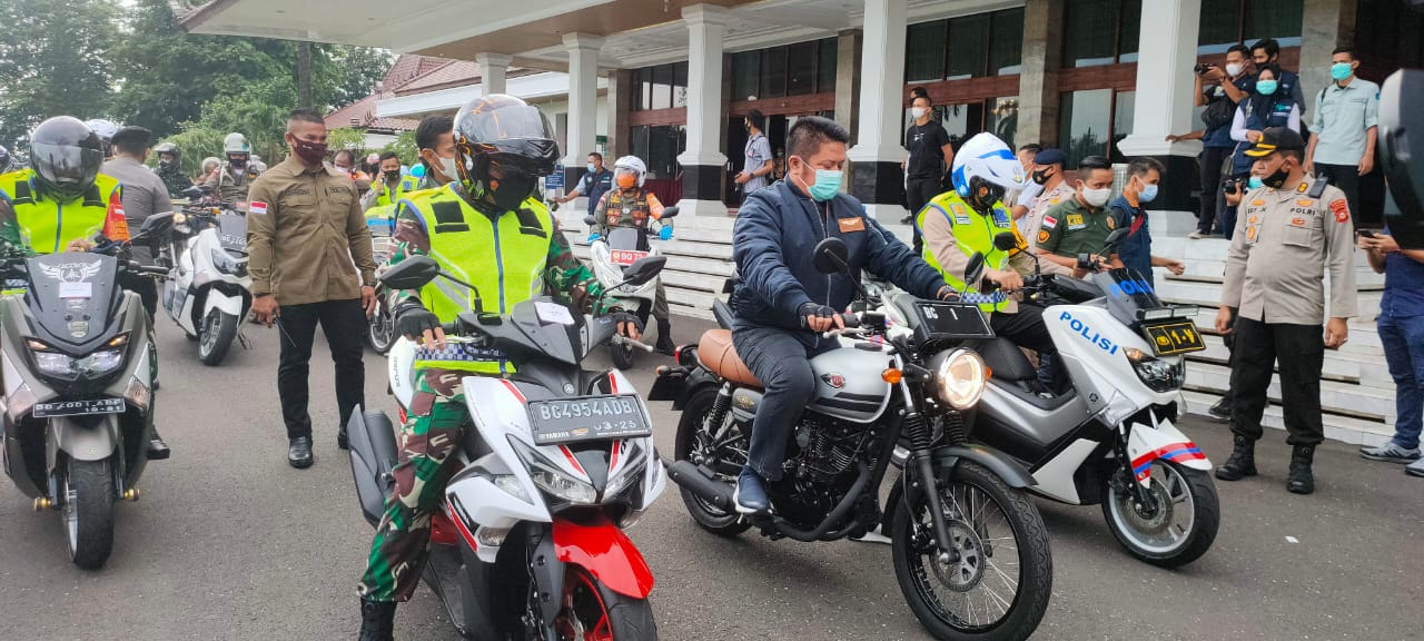 Pastikan Keamanan Jelang Natal, Lanud SMH Ikuti Patroli Gabungan di Wilayah Palembang