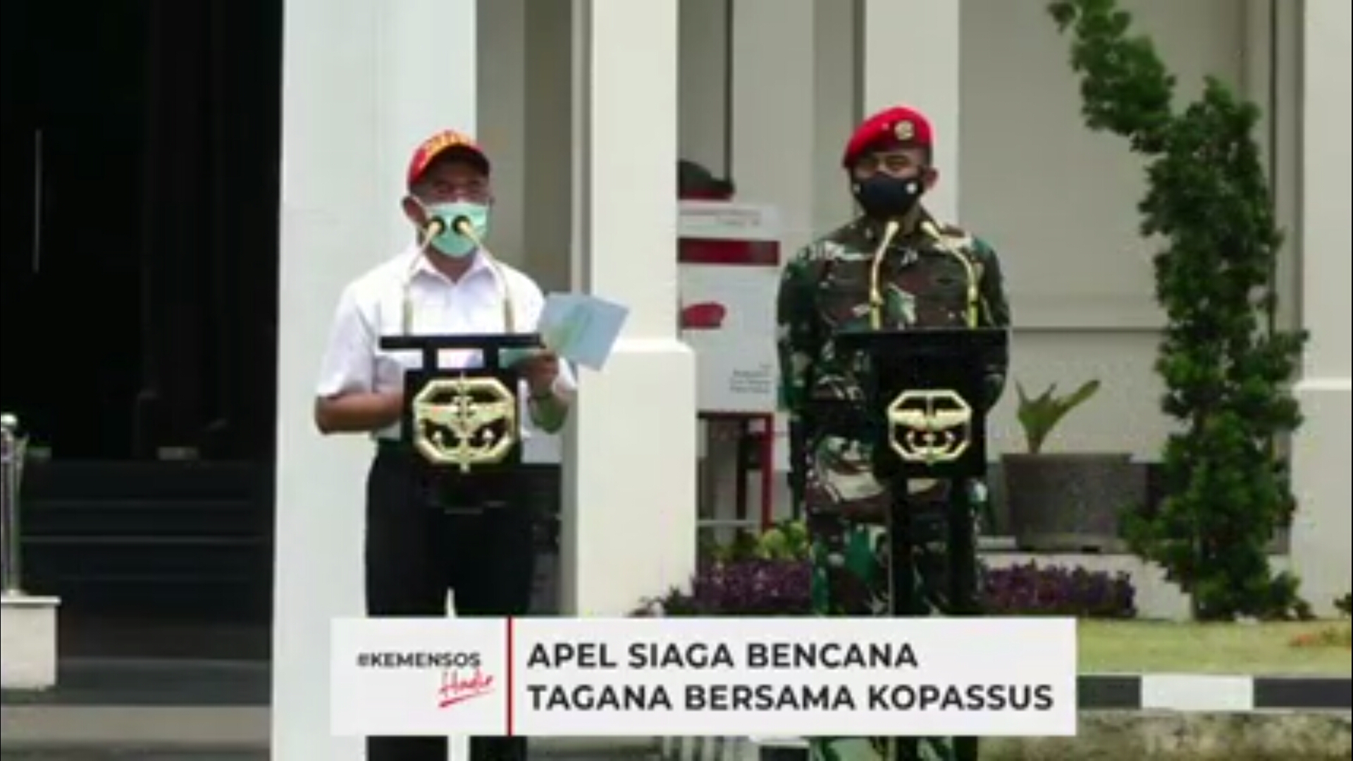 Hadapi La Nina, Tagana Kemensos Gandeng Kopassus