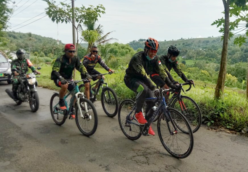 Danrem 081/DSJ Nikmati Kearifan Lokal Sawahan, Nganjuk