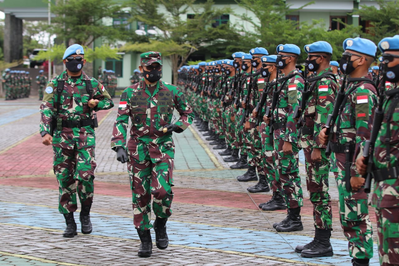 Pangdam XII/TPR Berangkatkan Satgas BGC TNI Konga XXXIX-C MONUSCO Kongo