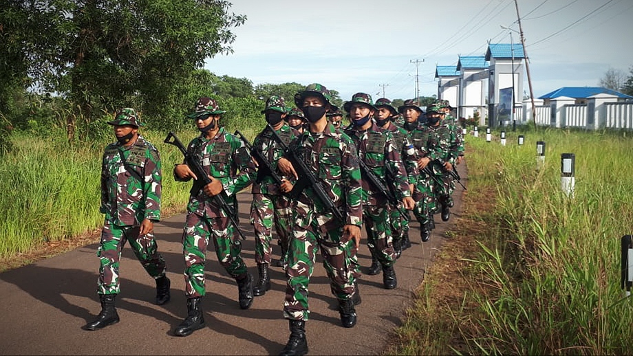 Lanal Ketapang Laksanakan Latihan Hanmarch