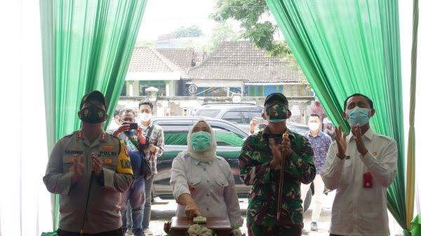 Dandim Bojonegoro Hadiri Peresmian Pasar Daerah Maju Raya Unit Mejuwet