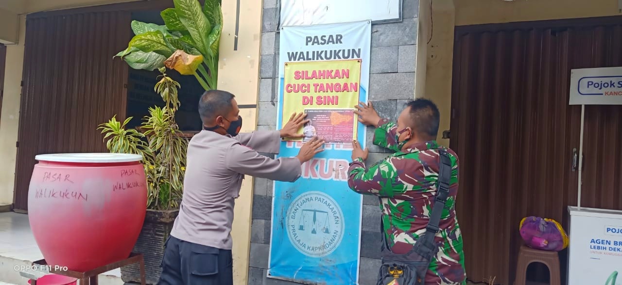 Memasuki Hari Pertama PPKM, Jajaran Kodim Ngawi Laksanakan Sosialisasi Kepada Masyarakat