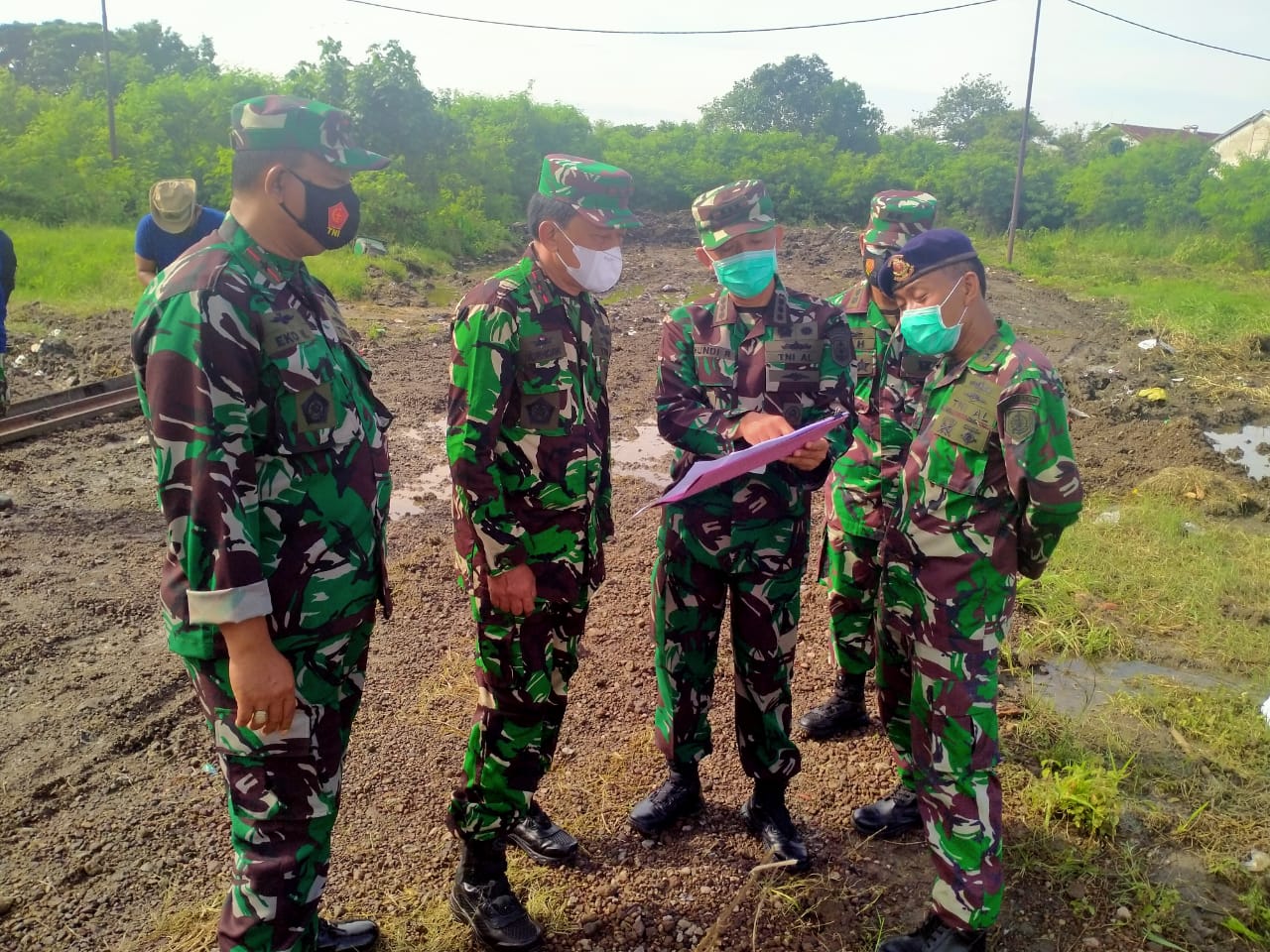 Dankodiklatal Inspeksi Lokasi Pembangunan Fasilitas Pendidikan Kodikopsla