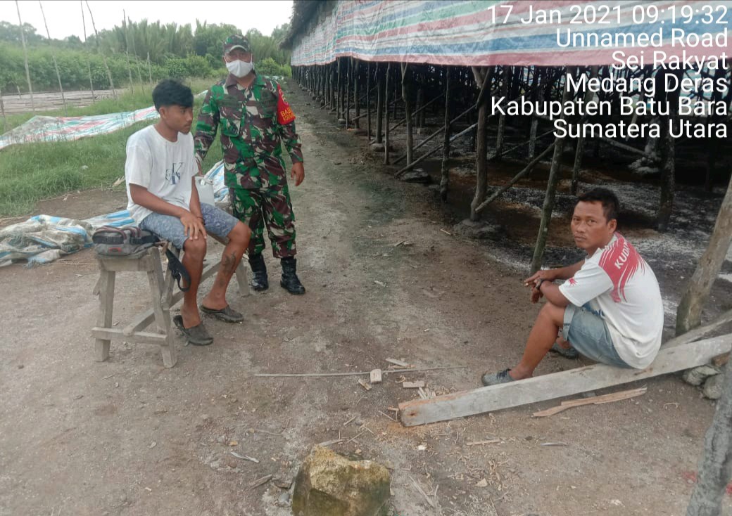 Dengan Komsos Personel Jajaran Kodim 0208/Asahan Bina Keharmonisan Dengan Mitra Karib