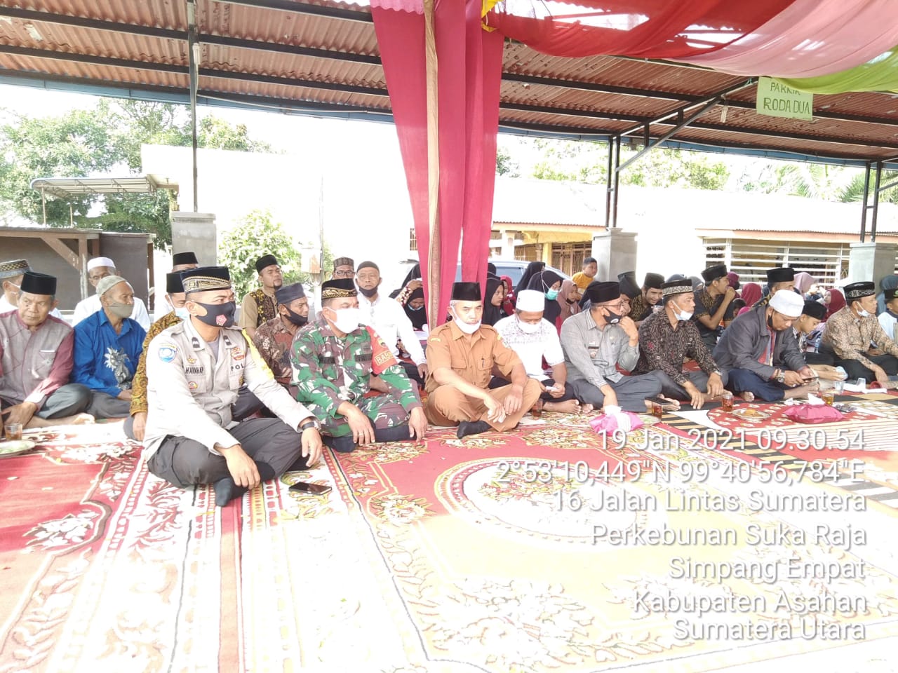 Perlombaan MTQ dan Festival Nasyid Tingkat Desa Tahun 2021 Turut Serta Dihadiri Personel Jajaran Kodim 0208/Asahan