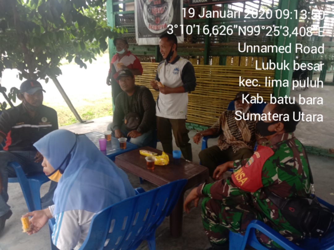 Bersama Dengan Warga Masyarakat Binaan Personel Jajaran Kodim 0208/Asahan Laksanakan Komunikasi Sosial