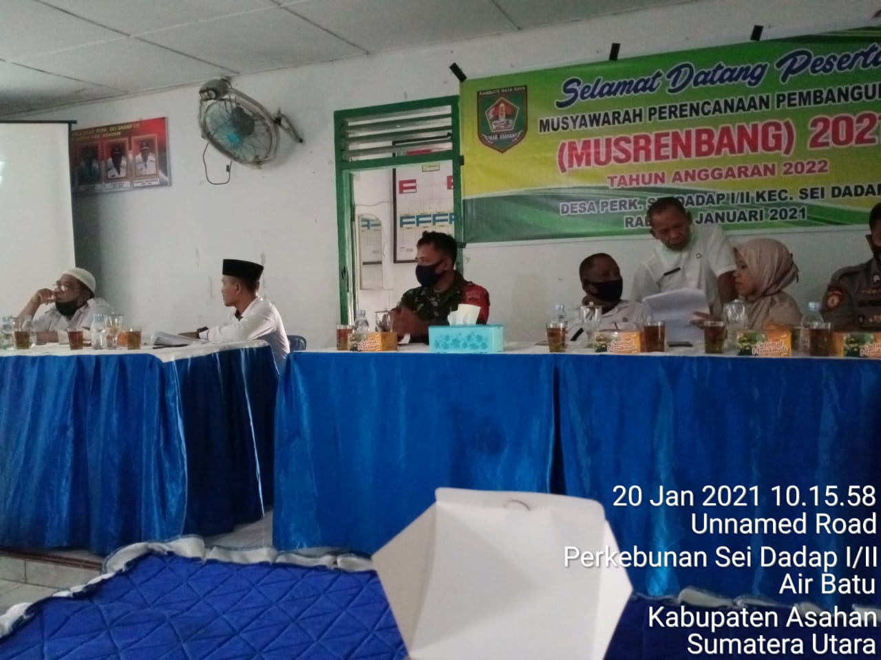 Dukung Pembangunan Wilayah, Personel Jajaran Kodim 0208/Asahan Hadiri Musrenbang Diwilayah Binaan