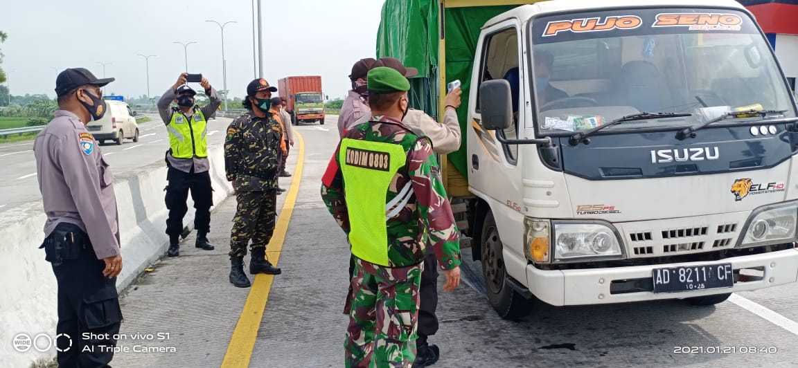 Kodim Madiun, Operasi Penyekatan Pun Dilakukan Guna Tekan Penyebaran Covid-19