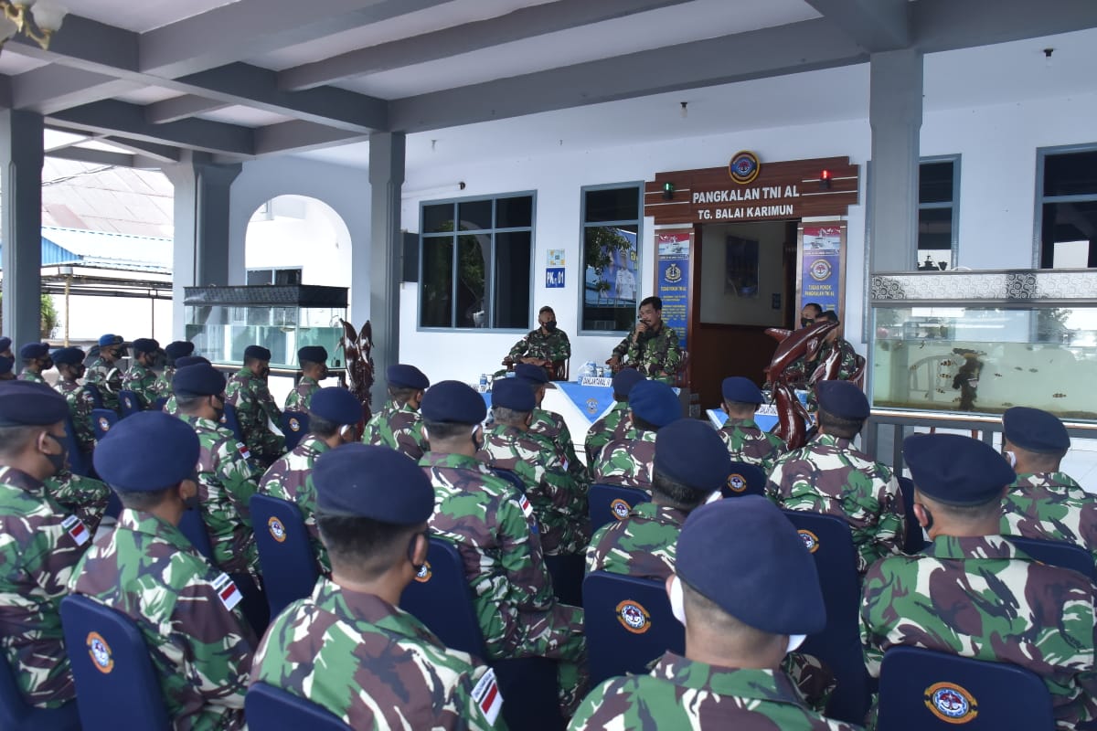 Nasehat Danlantamal IV ke Prajuritnya, dari Vaksin Covid 19, Narkoba Hingga Dunia Maya 